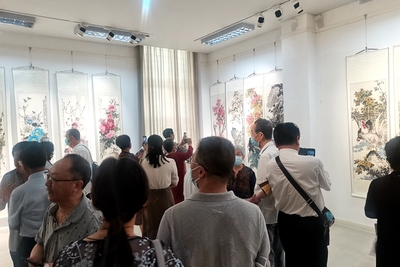 丹青繪錦繡，翰墨抒芳華——姚志興書畫作品展在山東省發(fā)展和改革委員會指導下開展